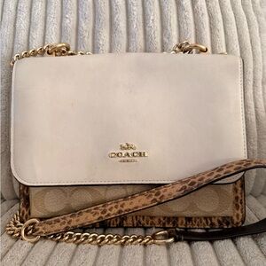 Coach White and Brown Women's Bag